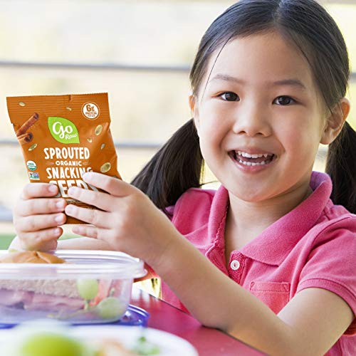 Go Raw Sweet Cinnamon Pumpkin & Sunflower Seeds Snack Mix, Grab and Go Single-Serve, 1 oz. Bags (Box of 12) — Keto | Vegan | Gluten Free| Organic - Thumbnail 5