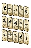 Halloween 15 animal apothecary bottle labels stickers laminated ready to use. Party decoration