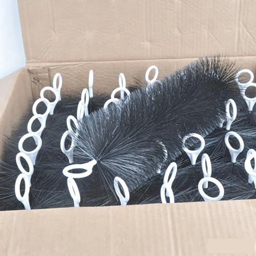 Cepillos de filtro negro para estanque y acuario 10 piezas miniatura 1