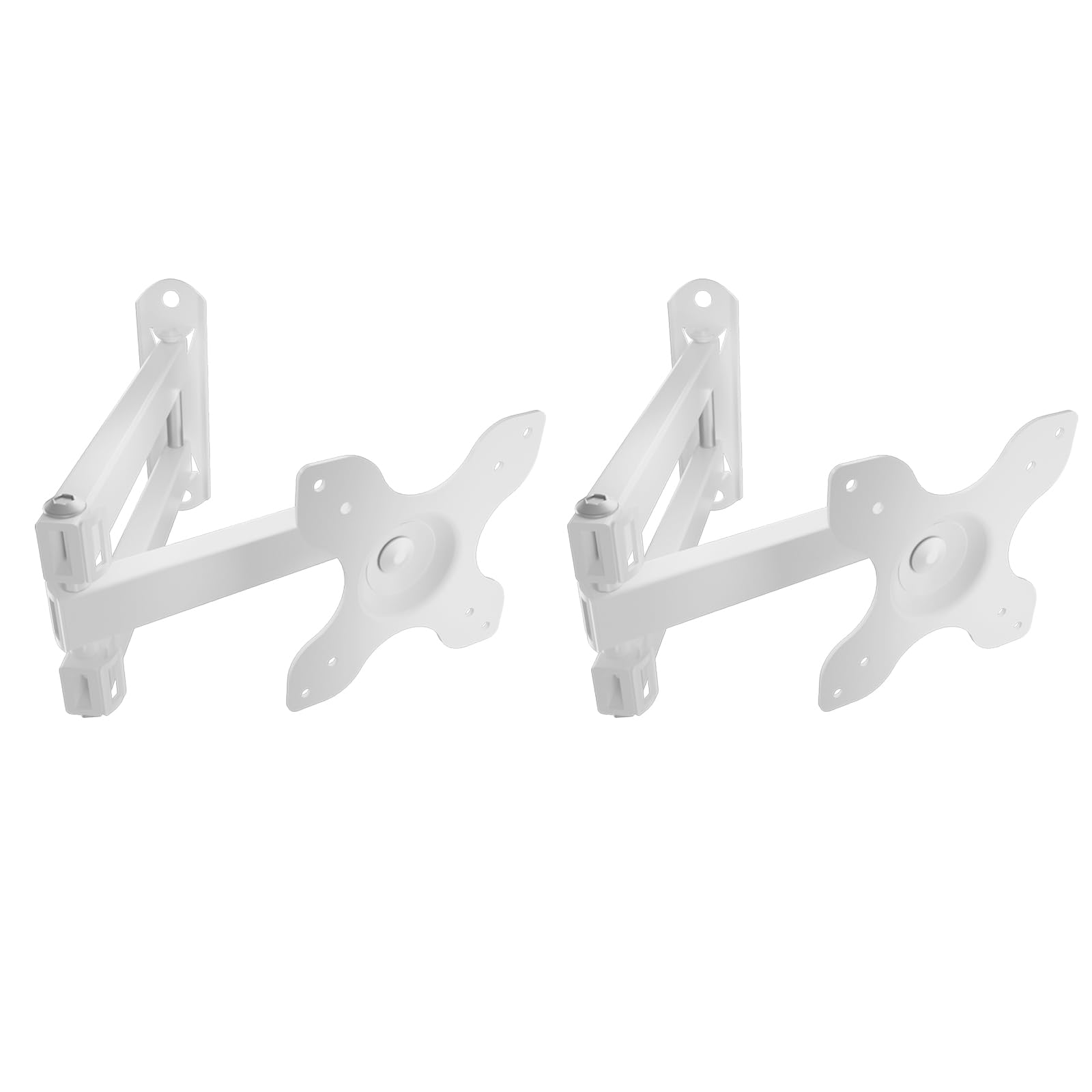 WALI Supporto da parete per TV LCD articolato, braccio di estensione orientabile e orientabile per la maggior parte delle TV LED da 13 a 32 pollici a schermo piatto con fori di montaggio fino a 100 x