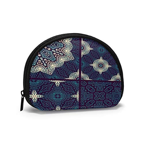 Preisvergleich Produktbild Dekorative Zusammenfassung Marokkanische Frauen Mädchen Shell Kosmetik Make-up Aufbewahrungstasche Outdoor-Shopping-Münzen Wallet Organizer