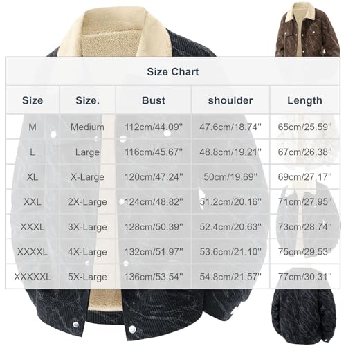 Chaqueta de pana Cambkatl para hombre marrón 3X-Large miniatura 3