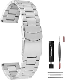 [Sibehill] Luminox 表带 22毫米 23毫米 Luminox 替换用 表带 不锈钢 附带调整工具