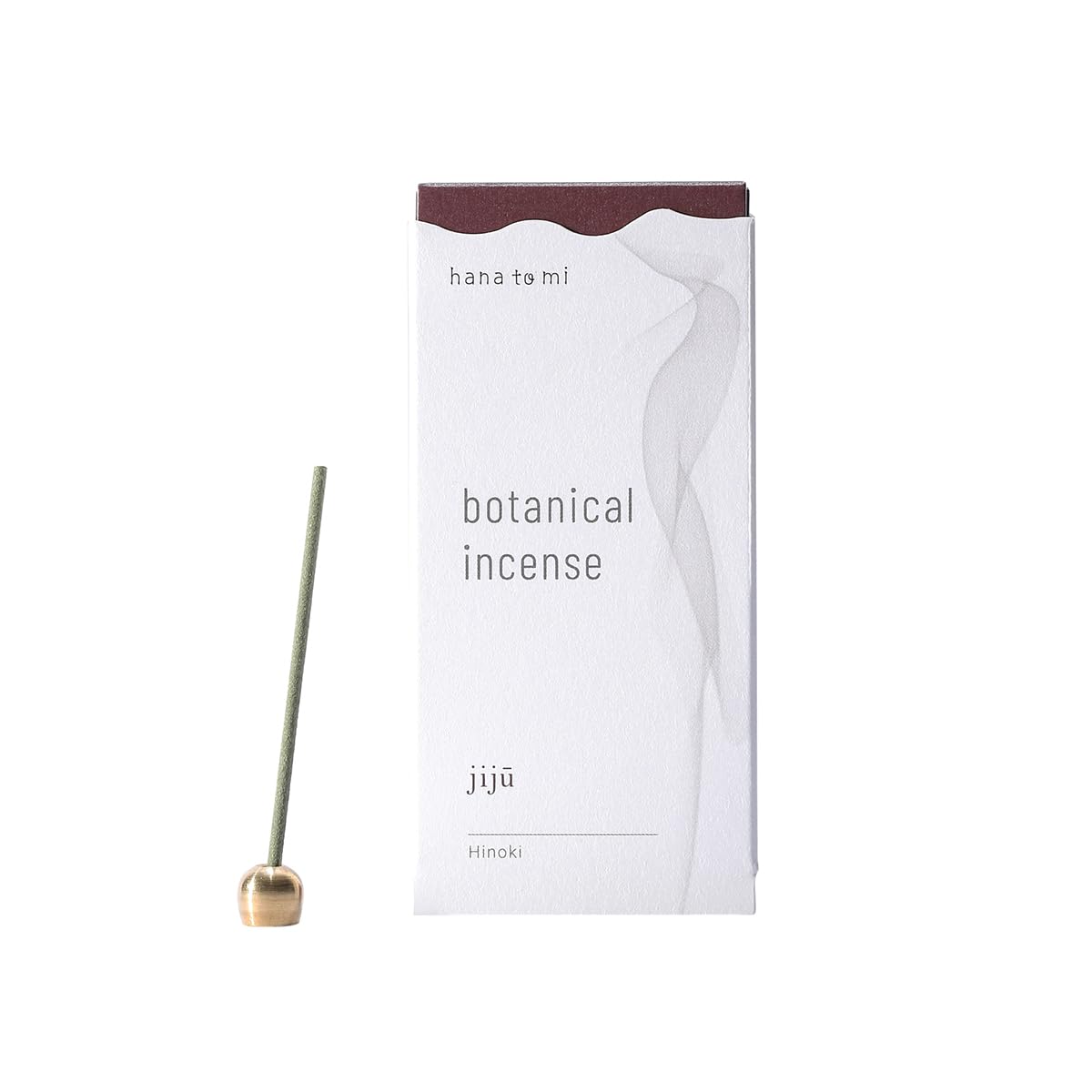 Hinoki Botanical Incense with Brass Holder