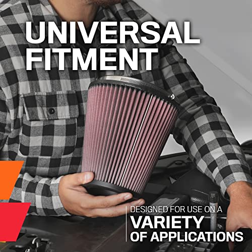 Image of K and N R-1100 Washable and Reusable Car and Motorcycle Universal Rubber Filter