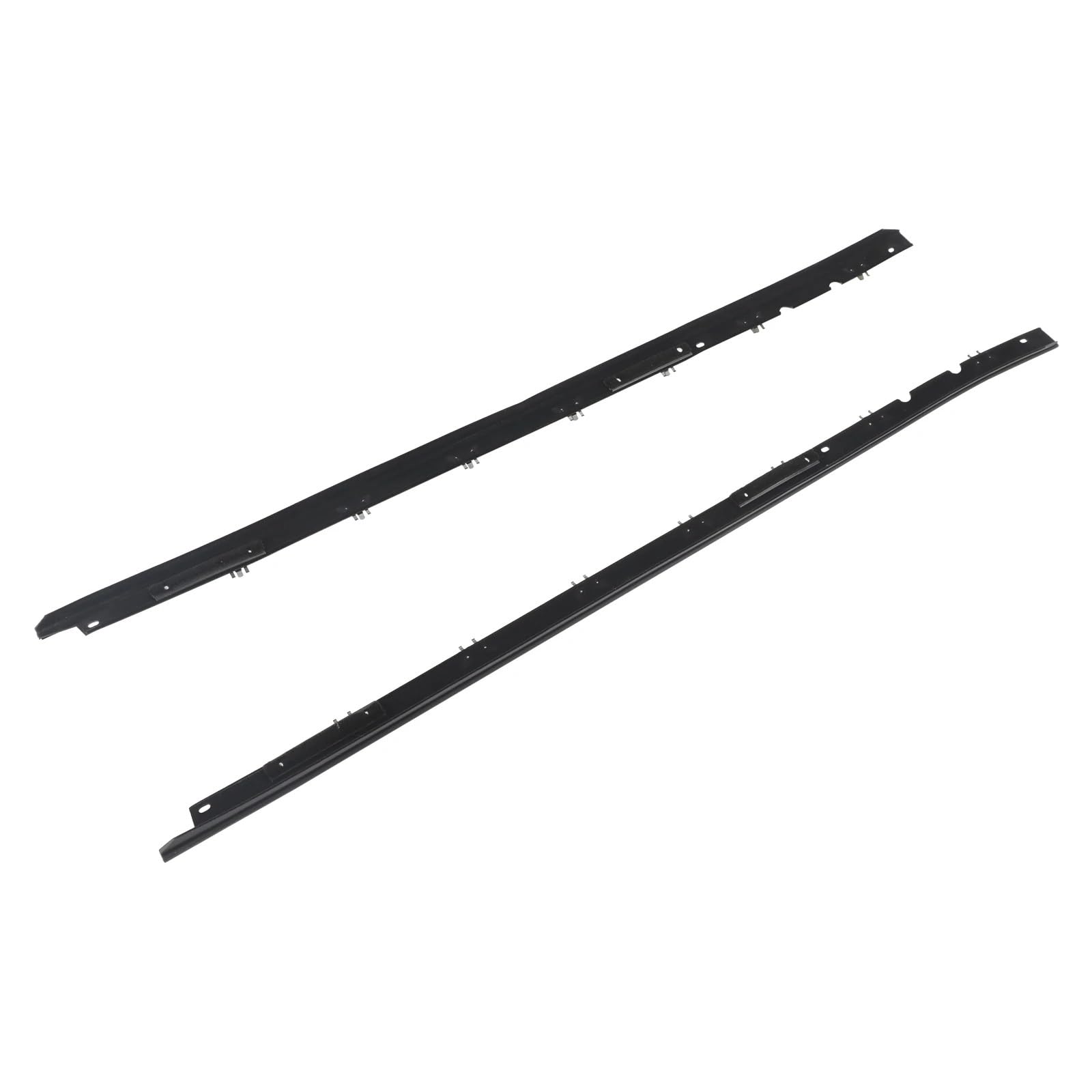 Fit for Corvette 1984-1996 Driver + Passenger Sides Door Panel Outer Window Seals
