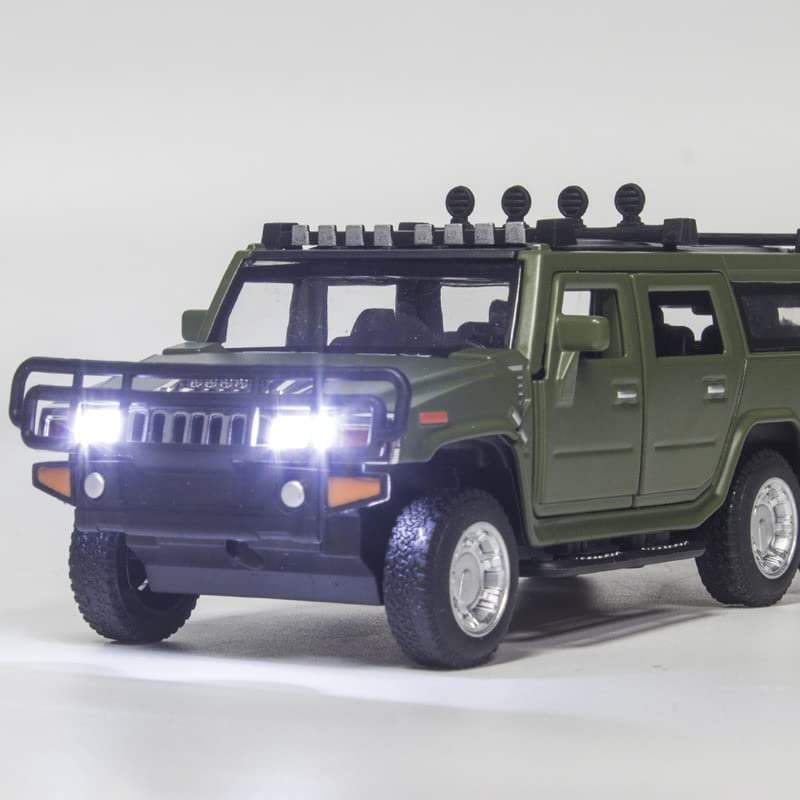 Amazon | 6輪ハマーシミュレーション合金車1/32ライト付きサウンド