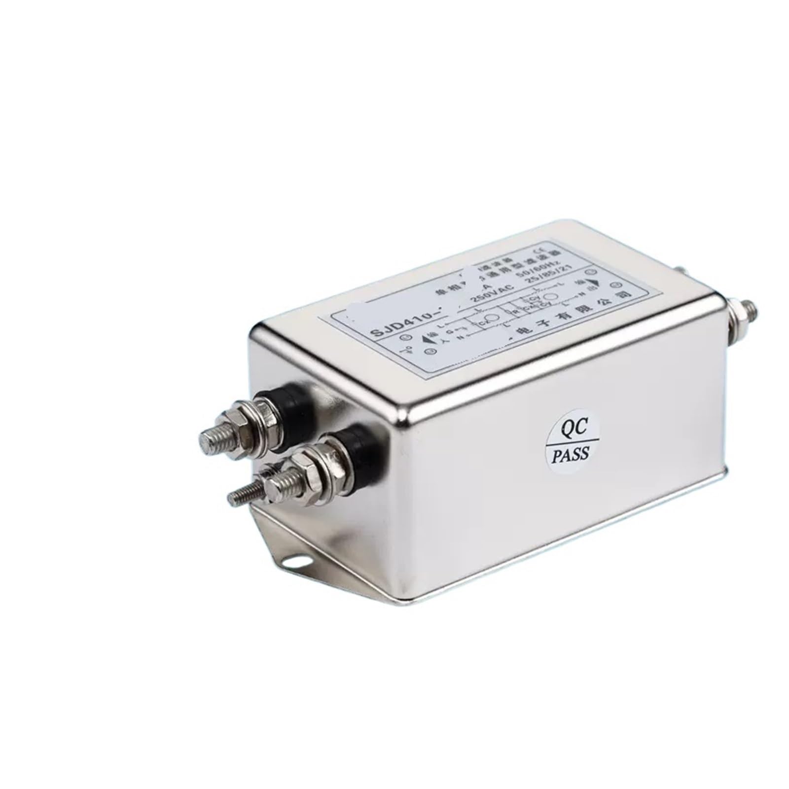 Filtro de potencia monofásico 220V antiinterferencias paso bajo SJD410-3A