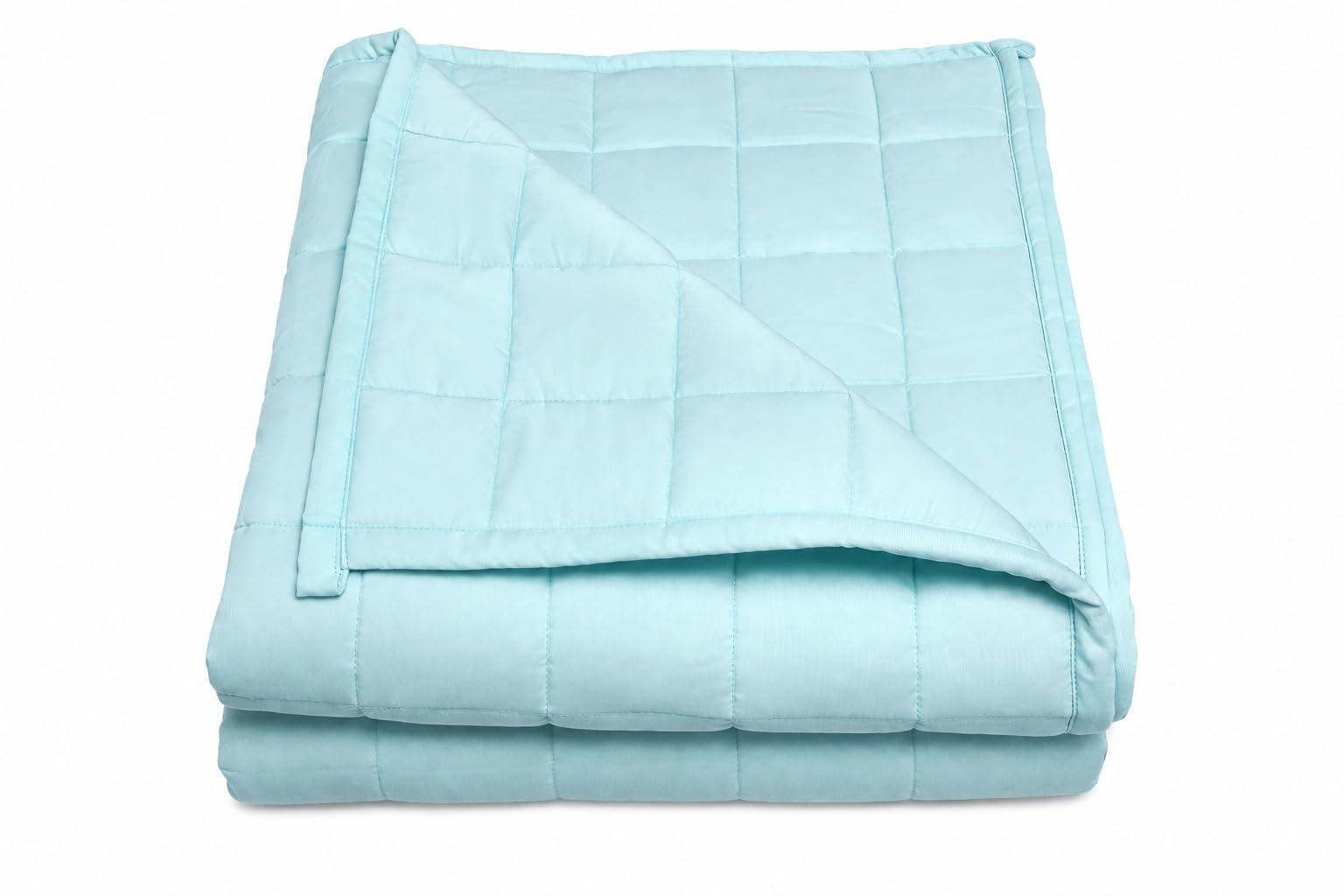 Kids & Teens Weighted Blanket 7 LB with Removable Cover, Cooling Breathable Microfiber Heavy Blanket with Premium Glass Beads for Deep Sleep & Relaxation (Aqua Blue, 42x72 Inch, 7 LB)-image-35