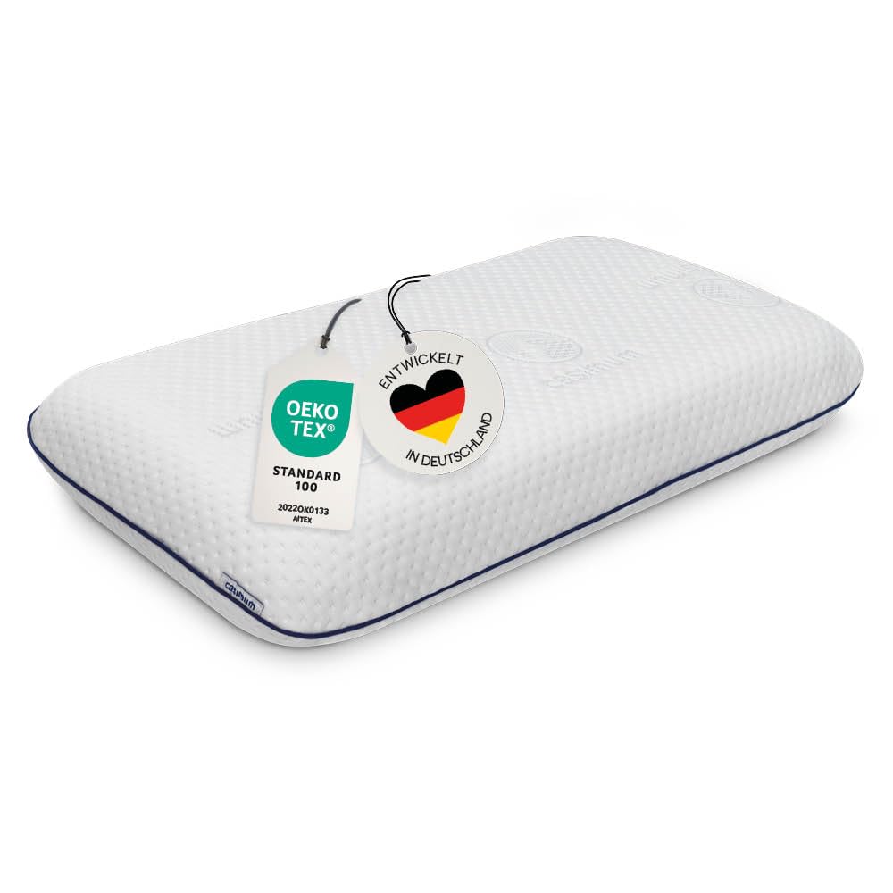 Ergonomisches Visco Nackenstützkissen Memory Foam 70x40 cm für Seitenschläfer Rückenschläfer