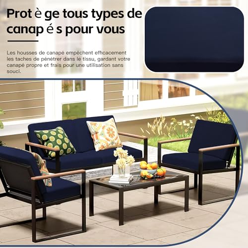 Housses coussins terrasse extensibles UV bleu (8) SUKAIKEQA