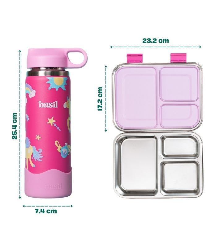 Image of Basil Bento Neo & Bottle Combo - Pixie Dash