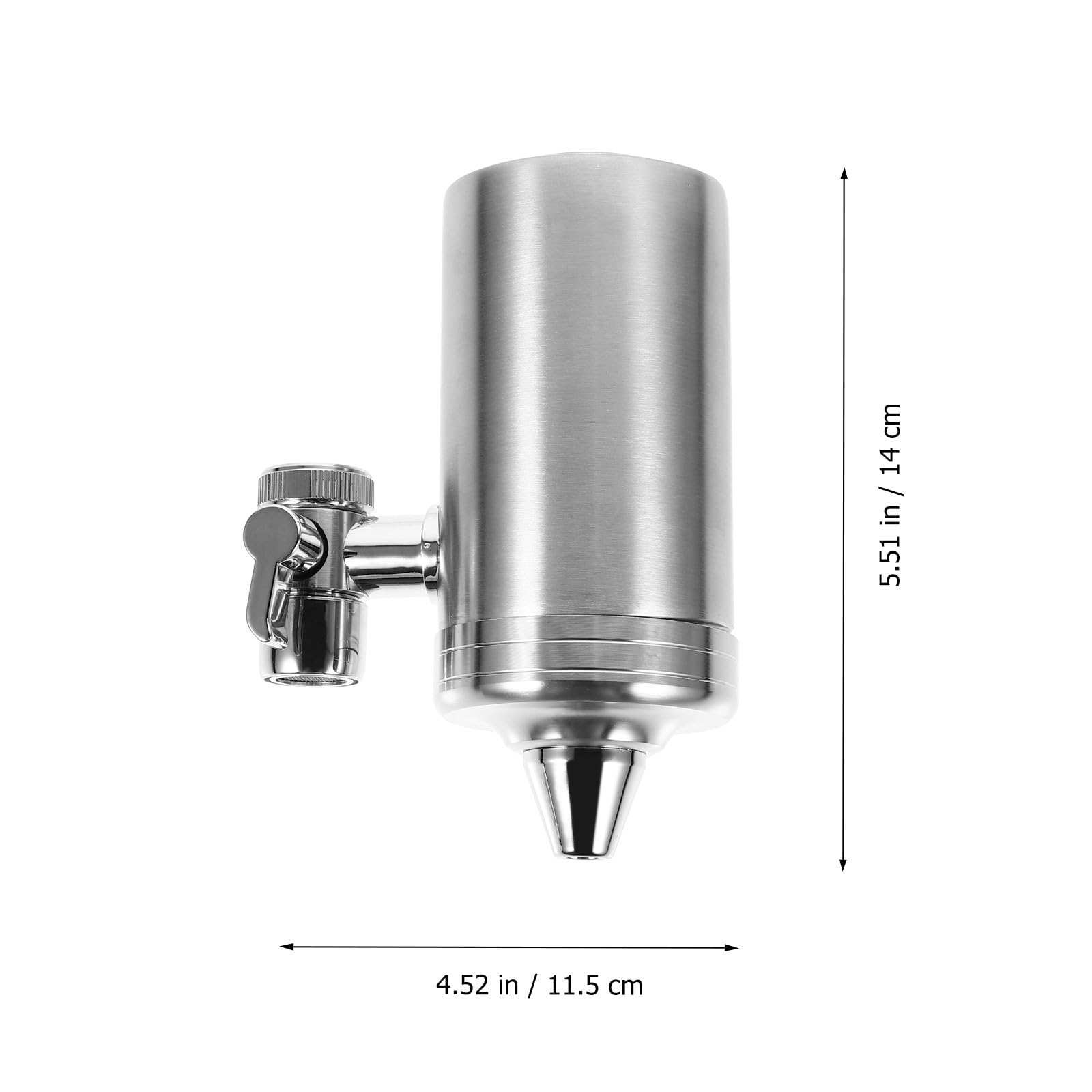 Filtro de Grifo de Cocina de Acero Inoxidable, 1.8l/