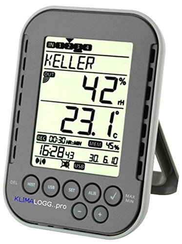 Profi-Klimalogger Klimalogg Pro 30.3039 incl. 4 Stück Funksender 30.3180 (anthrazit)