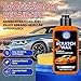 CYTITZHN Car Scratch Remover Removes Scratches Swirls And Scuffs With Wax Rubbing Compound With Buffer Pad And Microfiber Towel For Cars Motorcycles SUVs Trucks For Car Owners 3.4 Ounces