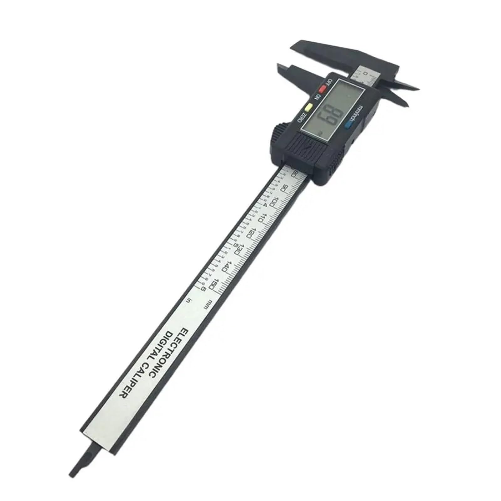 Electronic Digital Display Vernier Caliper 0-150MM Large Screen Direct Reading Micrometer Ruler Measuring Tool for DIY/Jewelry/Woodworking(Black type 2)