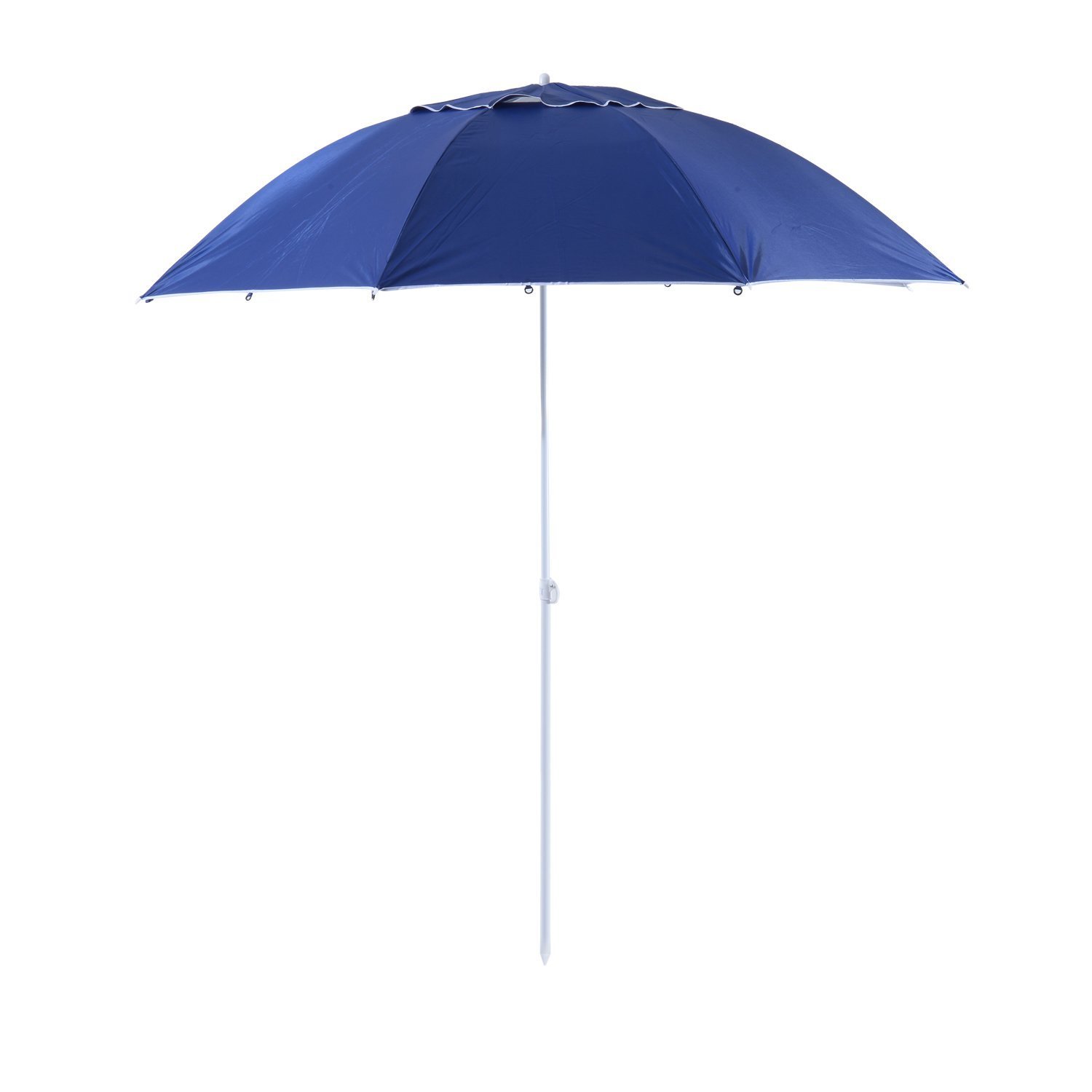 Outsunny 2 in 1 parasol voor strand, UV50, diameter 210 cm