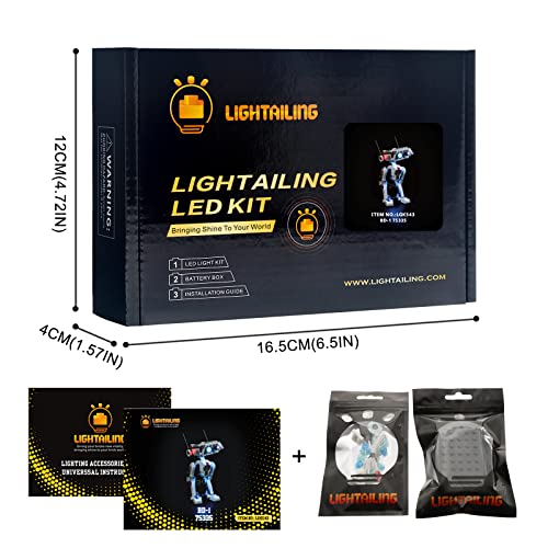 Image of Lightailing Light for Lego-75335 BD-1 - Led Lighting Kit Compatible with Lego Building Blocks Model - NOT Included The Model Set