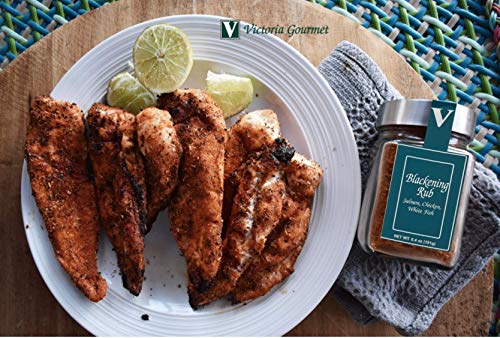 Blackening Rub - 6.4 Oz. Jar (Pack Of 2) – Perfect For Blackened Fish, Chicken, Pork Or Steak. Elevate Your Taco, Fajita, Gumbo Or Grilling Game. #TOP7