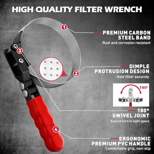 SEDI 10-Piece Oil Filter Wrench Set