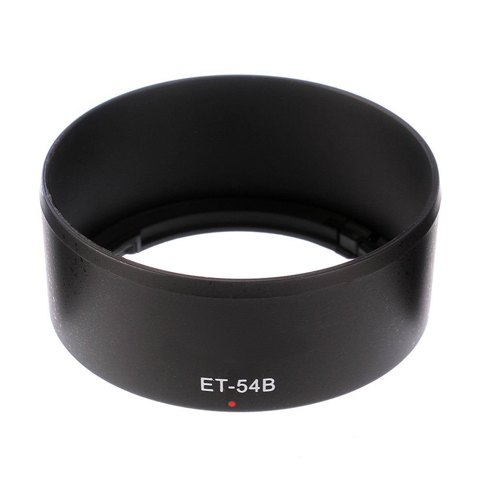 FocusFoto Bayonet Mount Lens Hood Shade Replacement for Canon ET-54B fit for Canon EF-M 55-200mm f/4.5-6.3 is STM 52mm Thread
