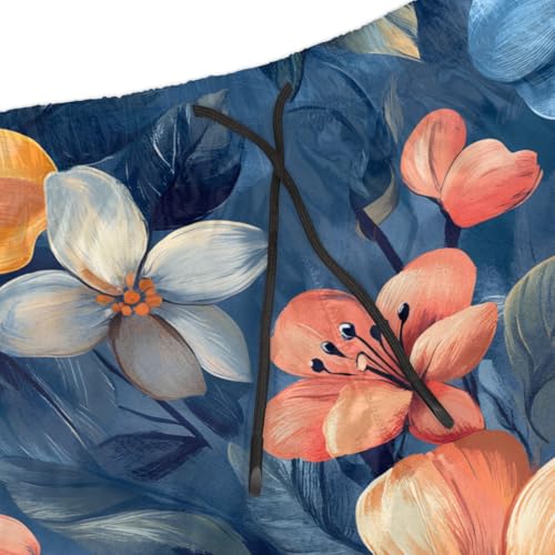 Men's Swim Trunks Size S Flower Radiance with Mesh Lining Soft Breathable Quick Dry Beach Shorts4