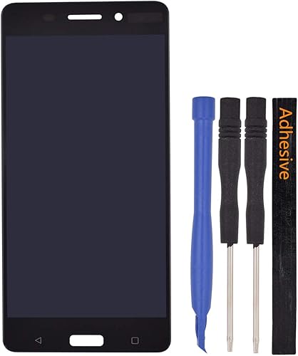 Pantalla LCD táctil digitalizador Asamblea reemplazo para Nokia 6 Negro TA-1021 TA-1033 TA-1000 TA-1003 TA-1025