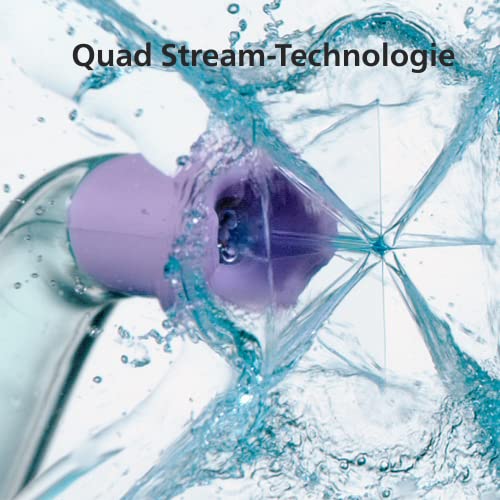 Philips Sonicare kabellose Power Flosser Munddusche und DiamondClean 9000 elektrische Zahnbürste – Saubere Zähne, sauberes Zahnfleisch und Plaque-Entfernung, weiß (Modell HX3866/41) – Bild 5