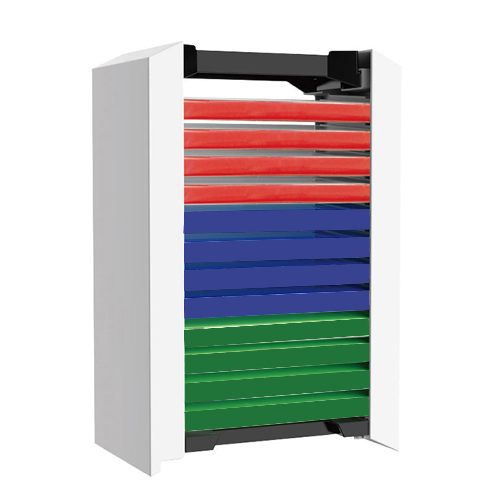 Wallfire Tour de Stockage de Jeu pour PS3, PS4, PS5, Xbox, Switch Games, Universal Game Card Box Storage Rack Tour de Stockage de Jeu vidéo Peut contenir 12 disques de Jeu