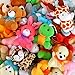YeoNational&Toys Püschtier Kuscheltier 32 Stück kleine Tiere Schlüsselanhänger Kinderparty Spielzeug Set Geschenk für Jungen Mädchen Kinder Baby