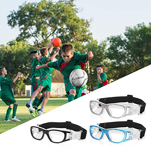 KKmoon Óculos de basquete infantil Óculos de proteção Óculos de futebol Futebol Proteção ocular Ócul