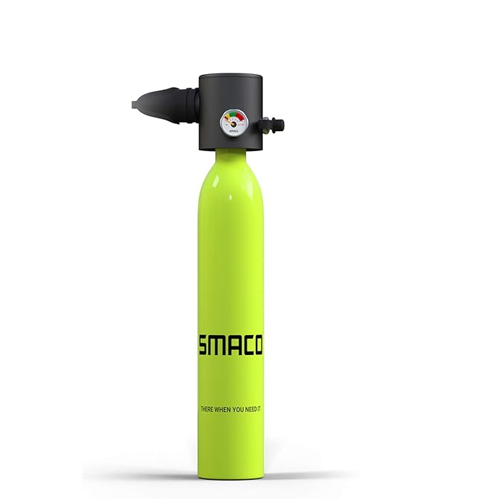 Buy SMACO Mini Scuba Tank for Beginner 0.5L Scuba Cylinder Support 510