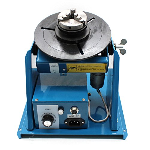 Rotary Welding Positioner, 110V Light Duty Welder Turntable Table Mini 2.5