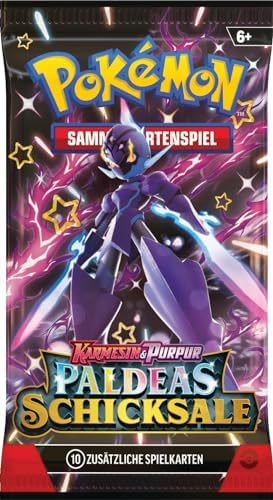 Pokémon - Kolekcjonerska gra karciana: Boosterbundle Karmesin & Purpur  Paldeas Schicksale (6 Boosterpacks)