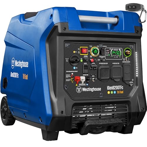 Westinghouse 8200 Peak Watt Tri-Fuel Portable...
