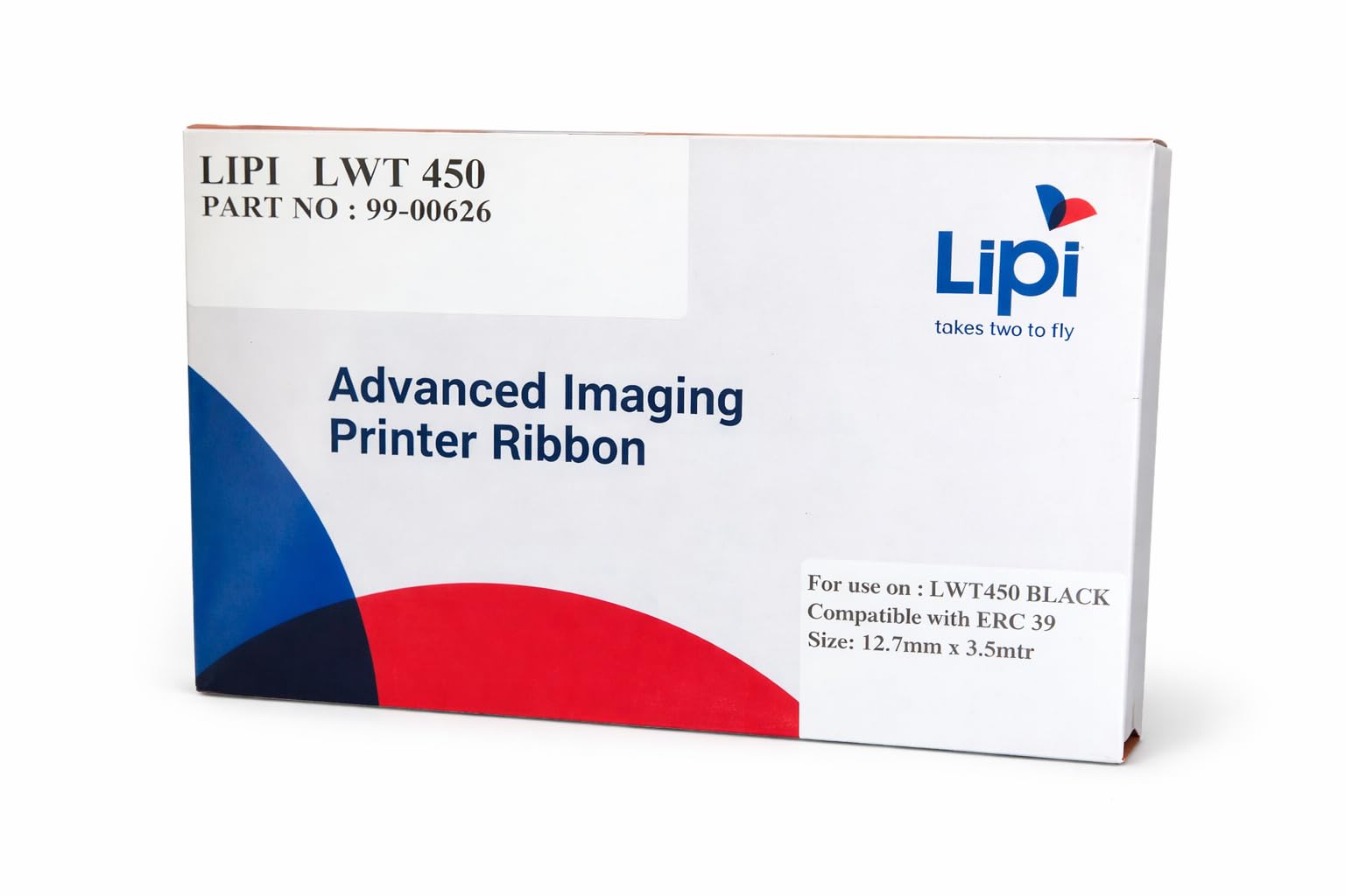 LIPI LWT 450 Advanced Imaging Printer Ribbon, Compatible with (ERC