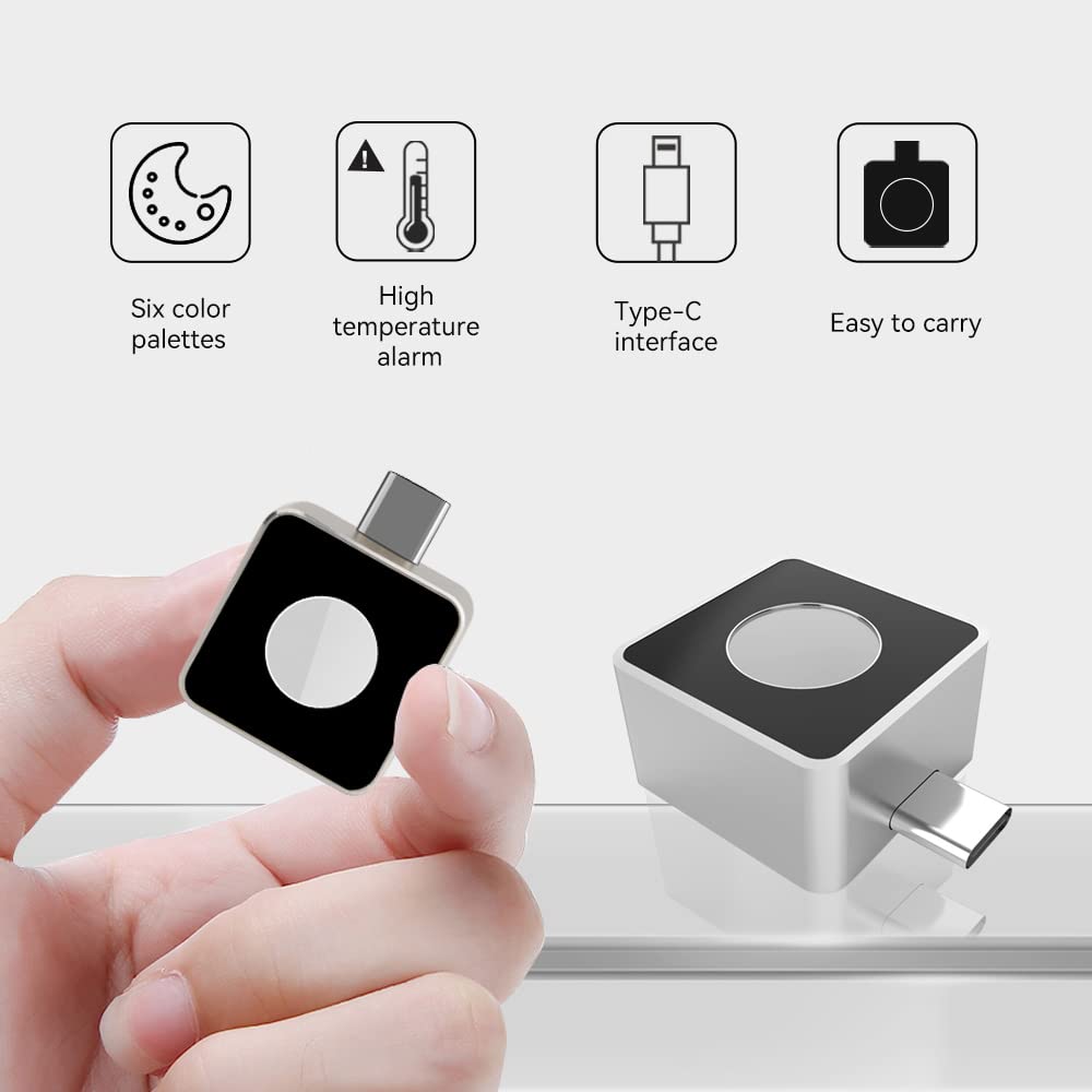 QDTimes Thermal Camera NF-586 Thermal Camera 256 * 192 IR Resulution Compact Thermal Camera for Android Cellphones 25hz, HD Resolution, -15°C to 600°C