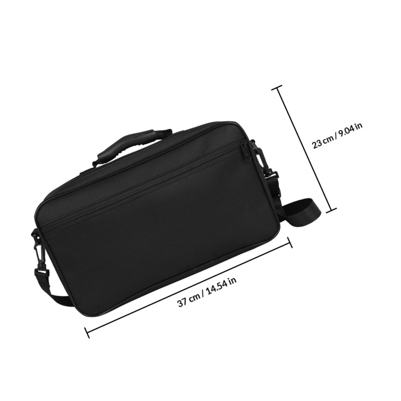 Borsa per Oboe Oxford Nero, Borsa Tracolla Singola Resistente per Trasporto e Custodia Strumenti Musicali, per Musicisti in Viaggio