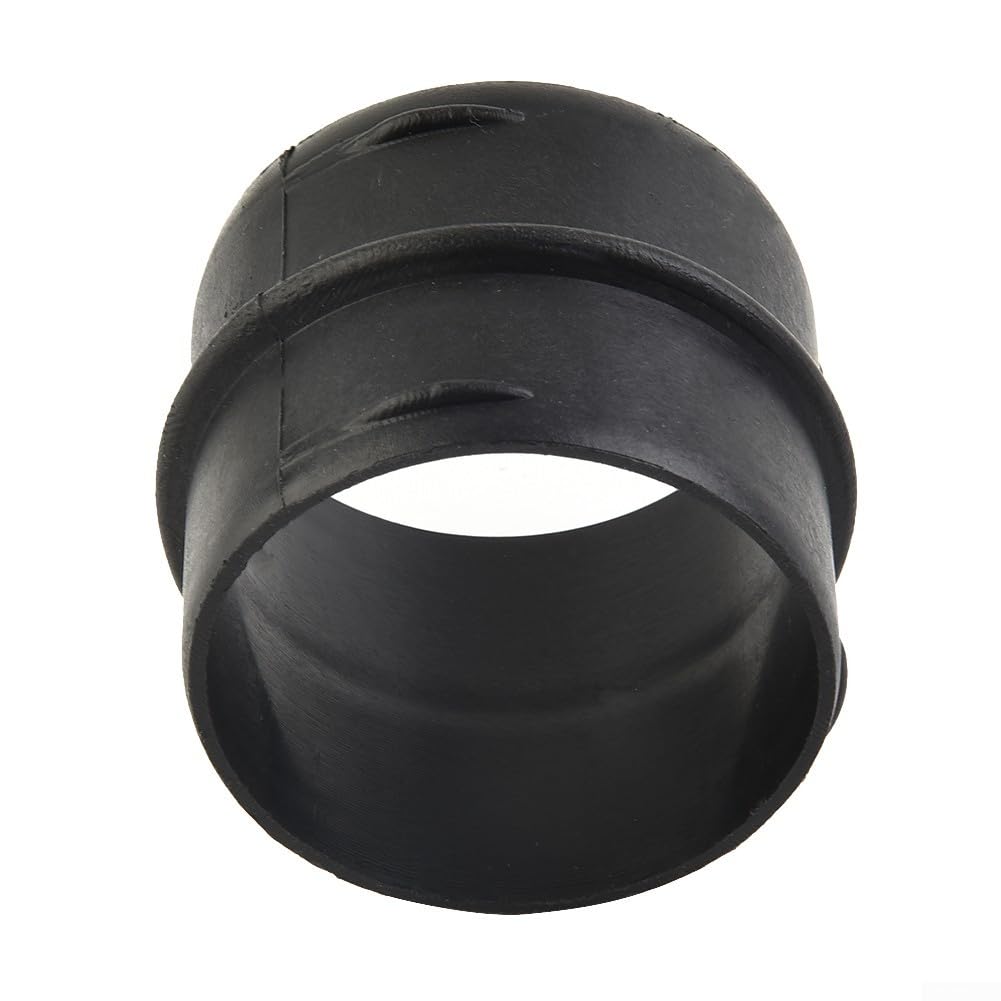 Yhenlovtt 221000010005 Connettore per condotto dell'aria da 60 mm, tubo di prolunga in plastica nera, compatibile con sistema di riscaldamento per auto Eberspacher-Webasto