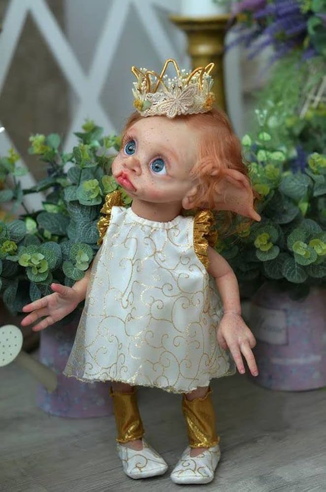 【リボーンドール】 ELF Amazon.com: Anano Reborn Elf Doll Silicone Body 17 Inch