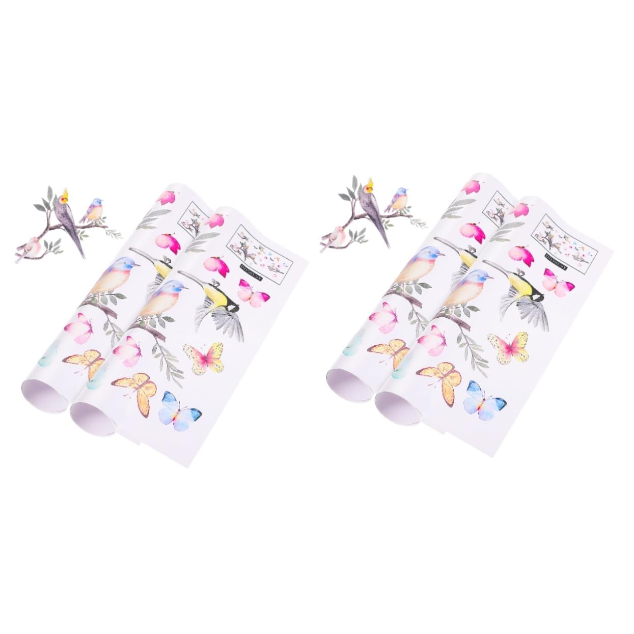 Abaodam 4hojas Pegatinas De Ventana De Aves Para Calcomanías De Pájaro Para Decoración Infantil y Habitaciones