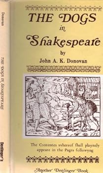 Hardcover The Dogs in Shakespeare Book
