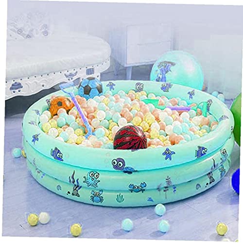 FINFFON Paddling Pool 3-Ring Runde Sommer Paddel Badewanne Baby Sommer Faltbare Familie Wasser Pools for Kinder… – Bild 6