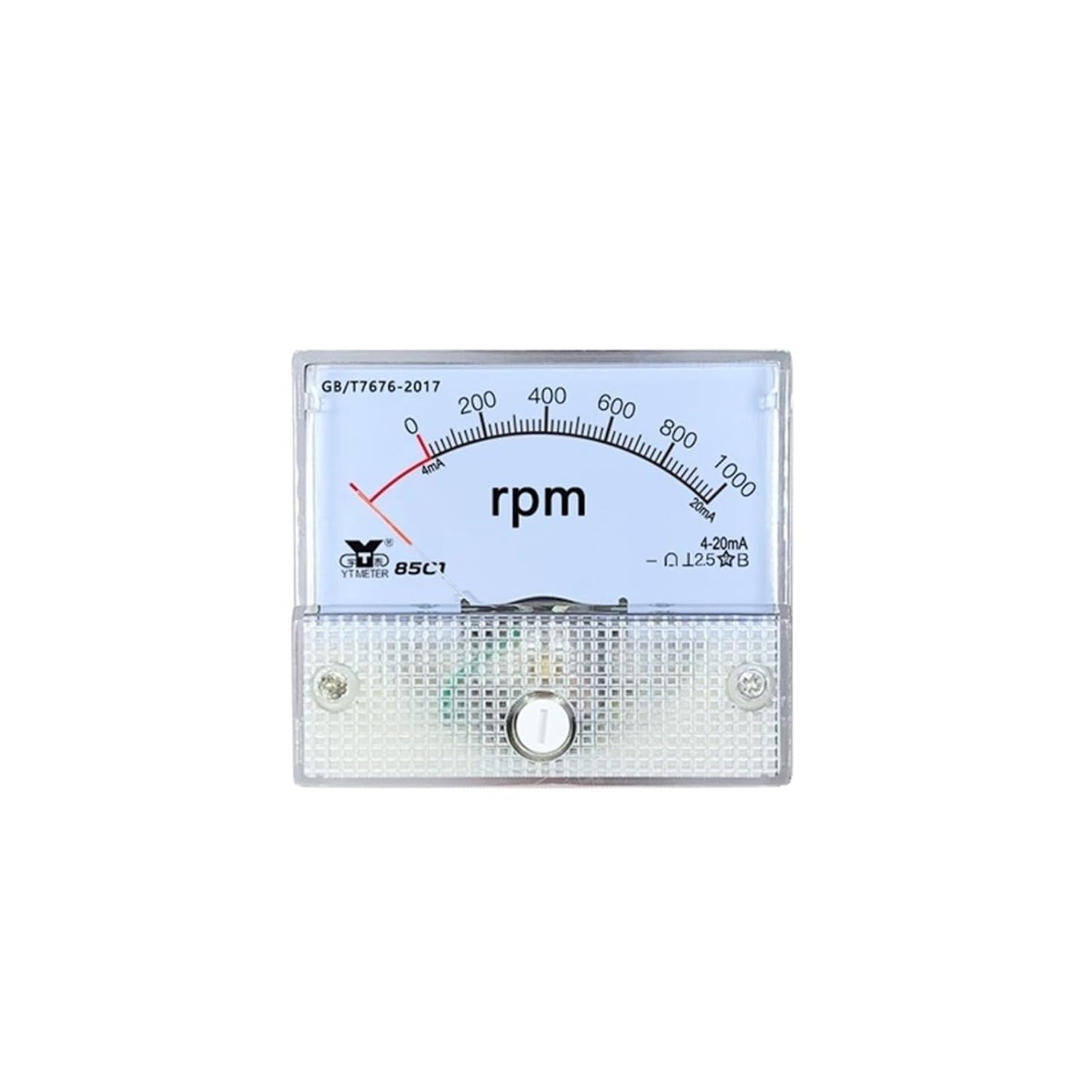 85C1 4-20mA Input Analog Tachometer 500rpm 1000r/min 1500r/min Pointer Inverter(500rpm 4-20mA)