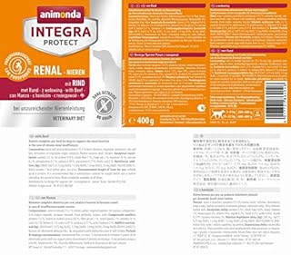 animonda Integra Protect cibo dietetico per cani, alimento umido in caso di insufficienza renale cronica, con manzo 6 x 400 g