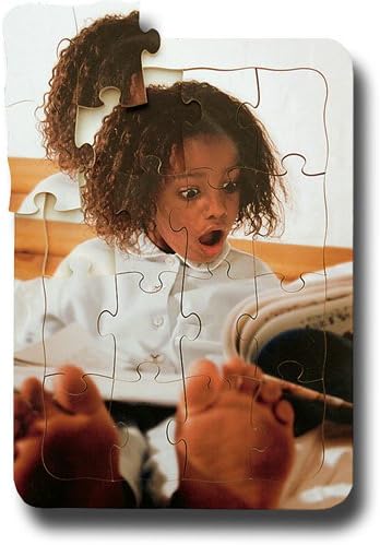 WILLIS JIGSAW PUZZLE From The Emotions Series SURPRISED GIRL 16 PIECE PULL OUT JIGSAW PUZZLE