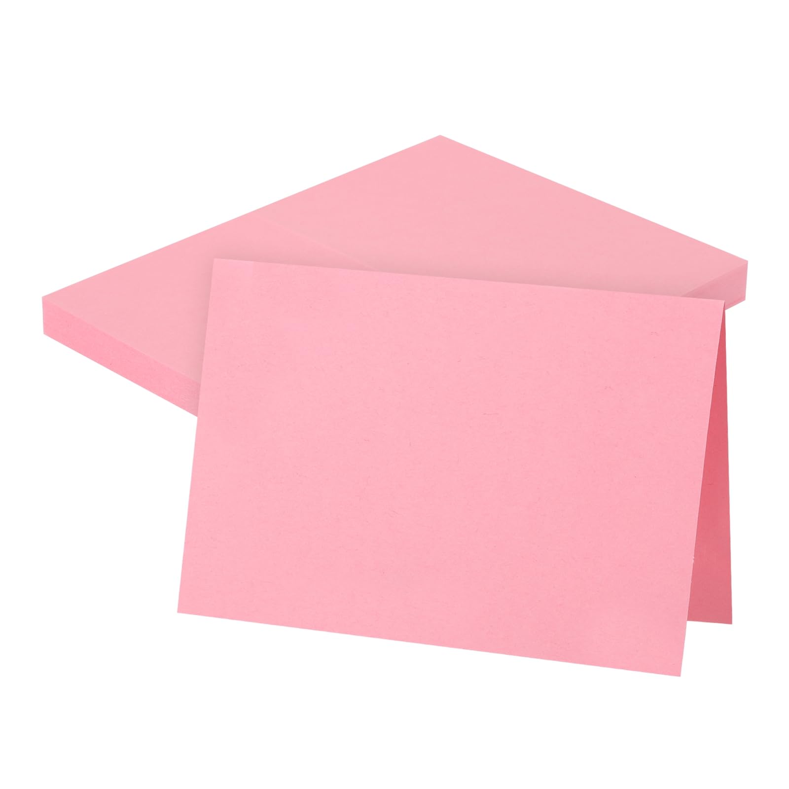 sourcing map 50 Pack 5.9x7.9 Blank Cardstock Paper, Pink Card Stock Bulk Thick Folded Heavy Cardstock Paper for Printer DIY Cards Greeting Gift Wedding Invitation Postcards