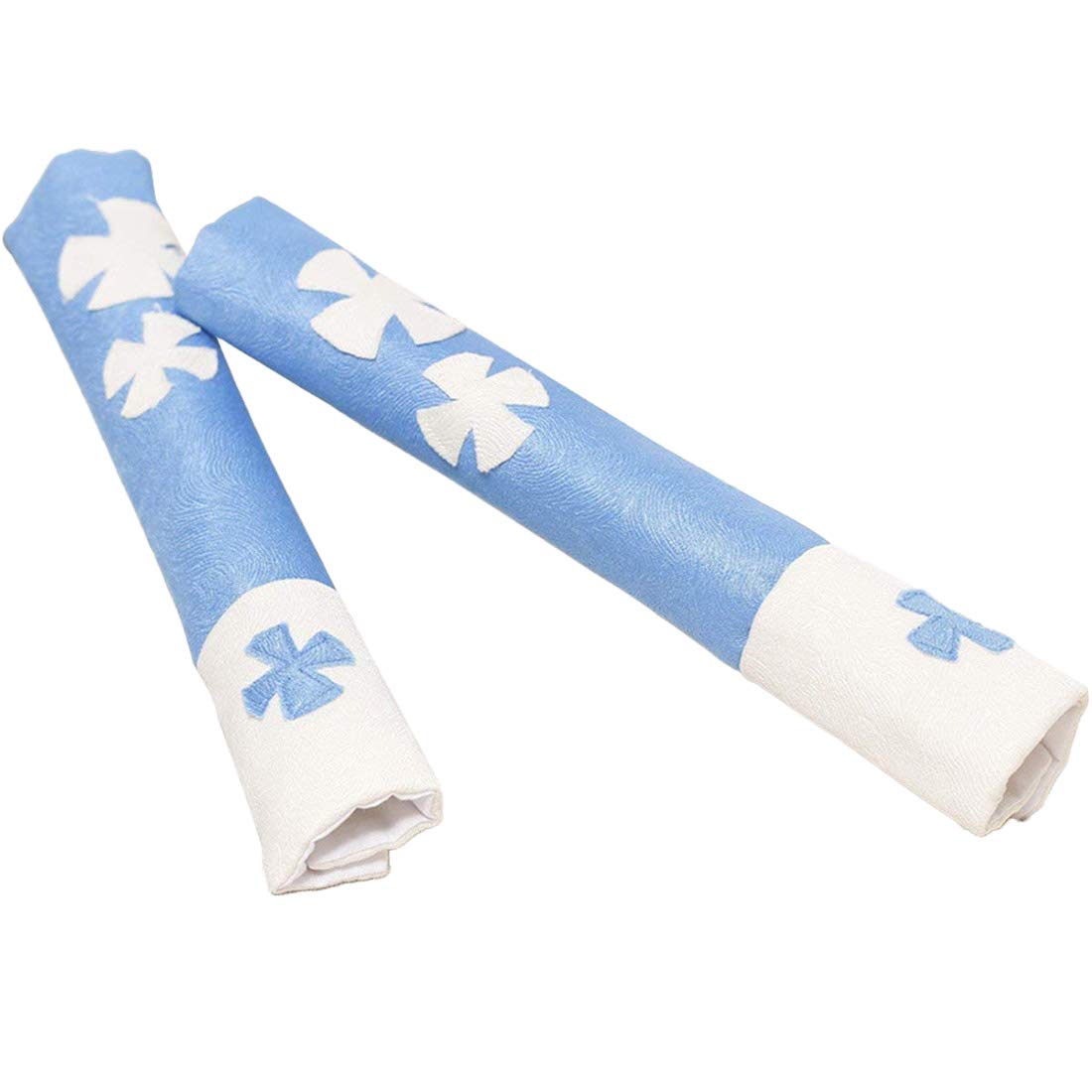 DGZENTEX Chenhon Fridge Handle Cover-Catches Drips,Door Cloth Protector,(1 Pair) (Blue)