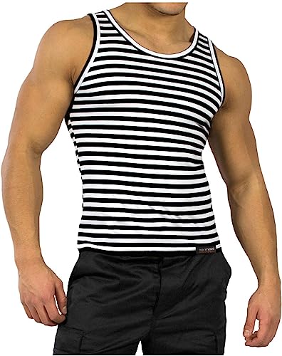 Russisches Marine Shirt in verschiedenen Ausführungen Farbe Unterhemd/Schwarz Größe 4XL