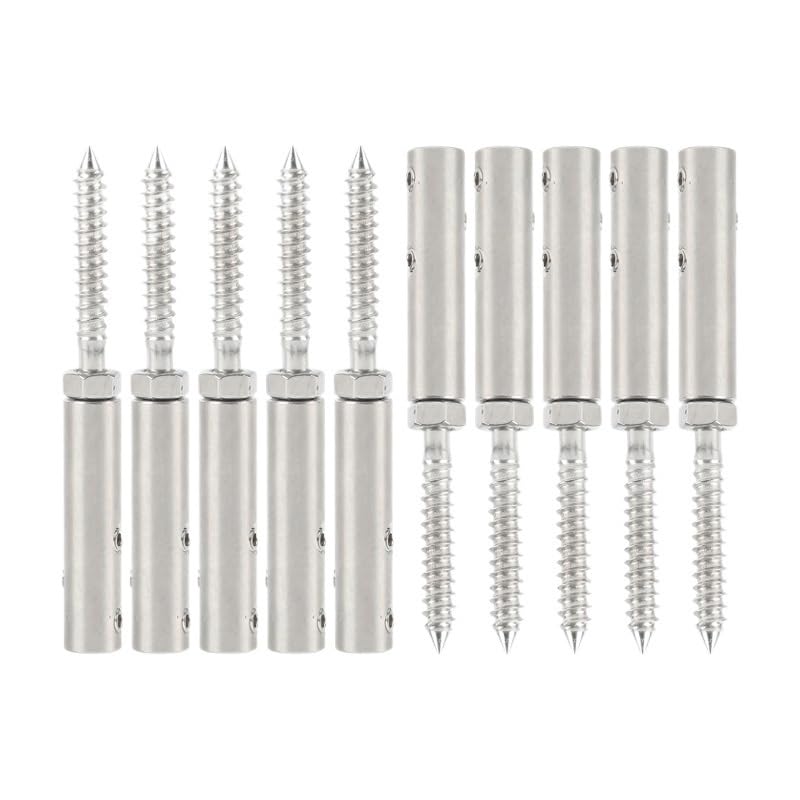 Morsetti Per Fune 10 Pz Vite Morsetto Fune Metallica For 8mm Swage - 7